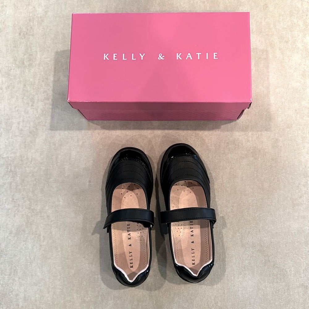 Kelly & Katie Black girls dress shoes